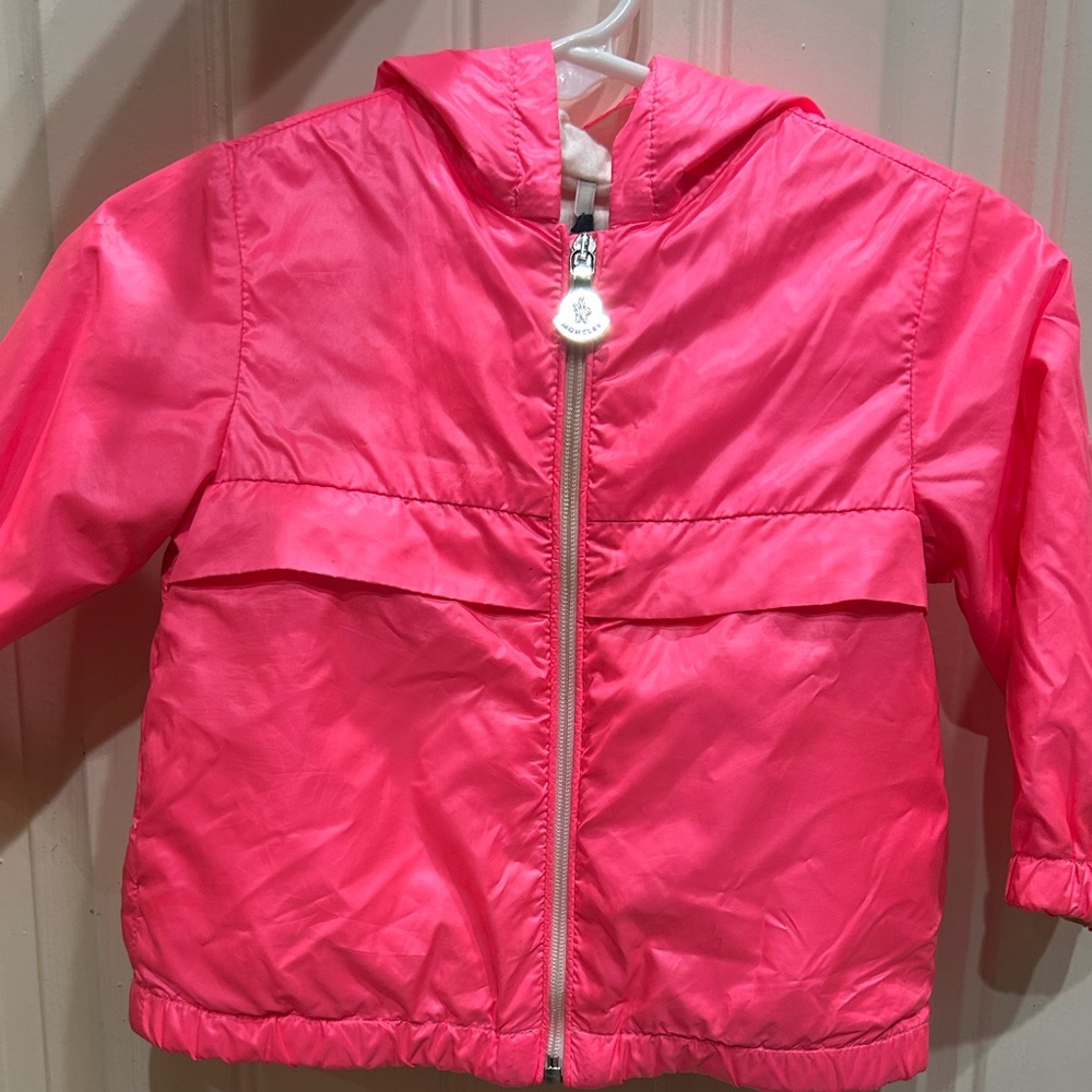 Moncler pink lightweight jacket size 6/9 New